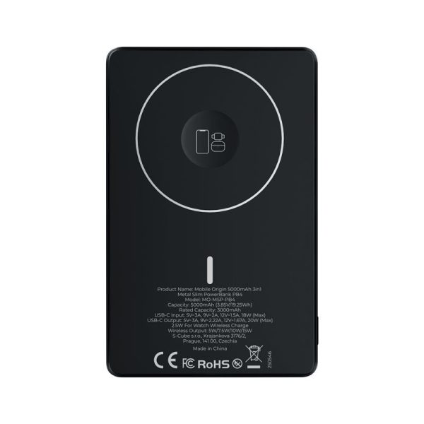 Mobile Origin 5000mAh 3in1 Metal Slim PowerBank PB4