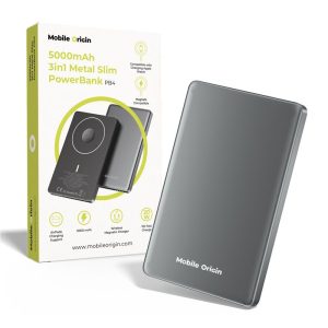 Mobile Origin 5000mAh 3in1 Metal Slim PowerBank PB4