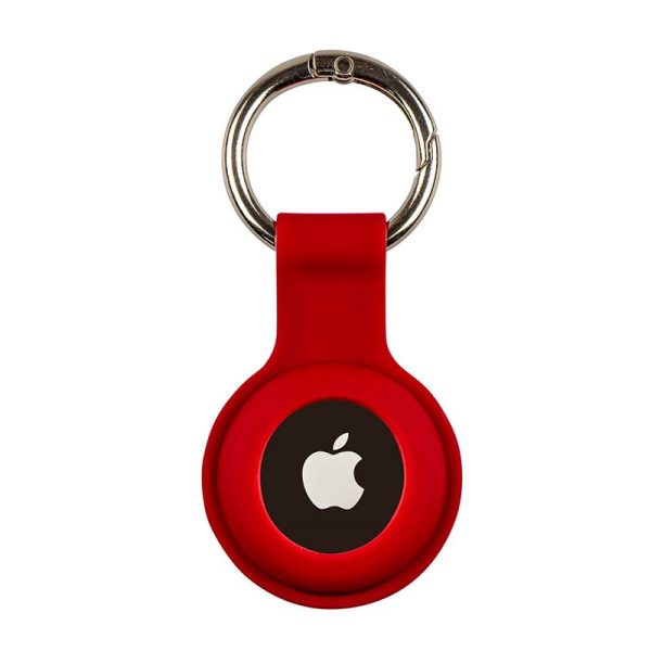 Mobile Origin AirTag KeyChain red