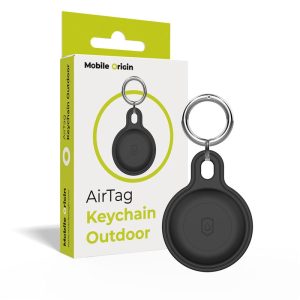 Mobile Origin AirTag Outdoor KeyChain black