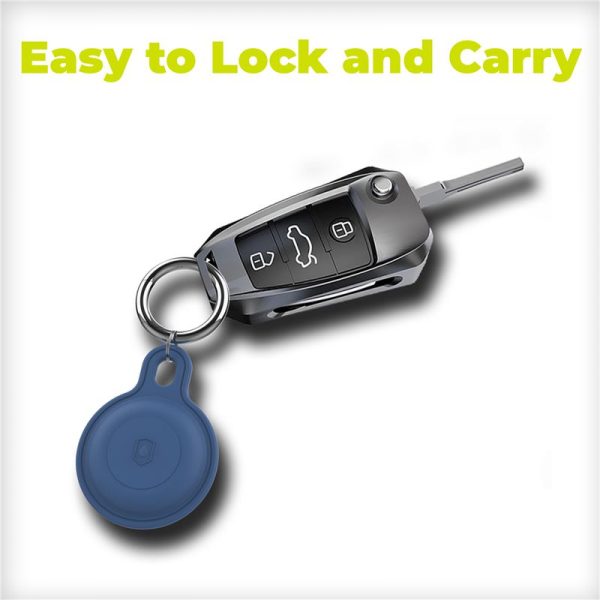 Mobile Origin AirTag Outdoor KeyChain purple