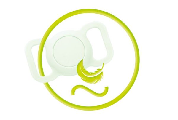 Mobile Origin AirTag Pet Collar luminous green