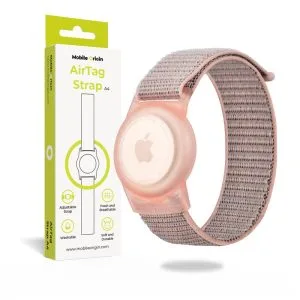 Mobile Origin AirTag Strap pink