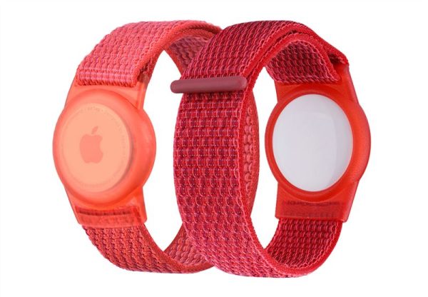 Mobile Origin AirTag Strap red