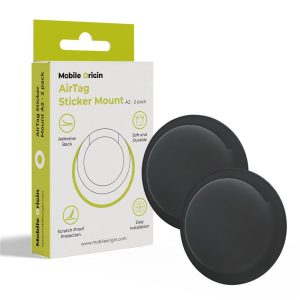 Mobile Origin Airtag Sticker Mount A2 - 2 pack black