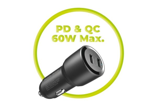 Mobile Origin Car Charger 60W 2 USB-C CA11