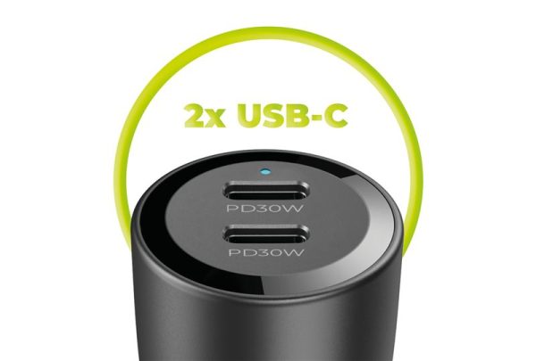 Mobile Origin Car Charger 60W 2 USB-C CA11