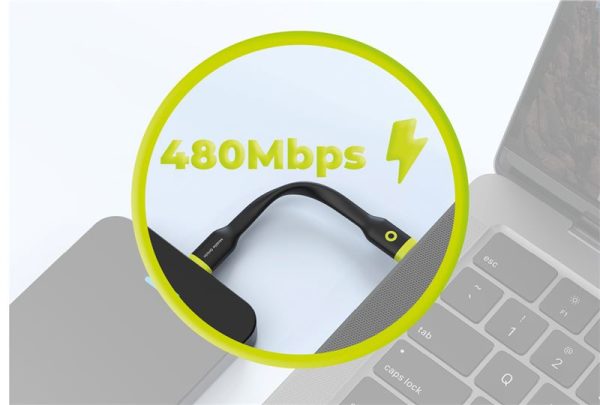 Mobile Origin Compact Cable USB-C to USB-C black