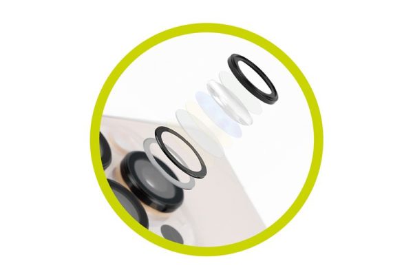 Mobile Origin Easy Lens guards black - iPhone 15 / 15 Plus