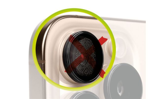 Mobile Origin Easy Lens guards black - iPhone 16 / 16 Plus