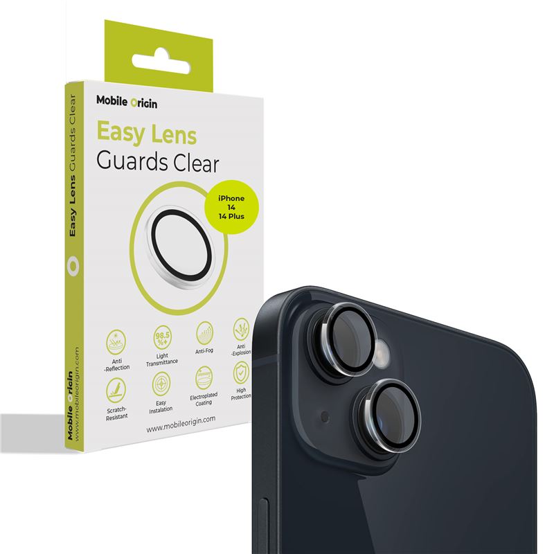 Mobile Origin Easy Lens guards clear - iPhone 14/14 Plus