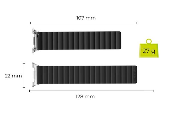 Mobile Origin Easy Strap Magnetic Galaxy Watch 8 Black