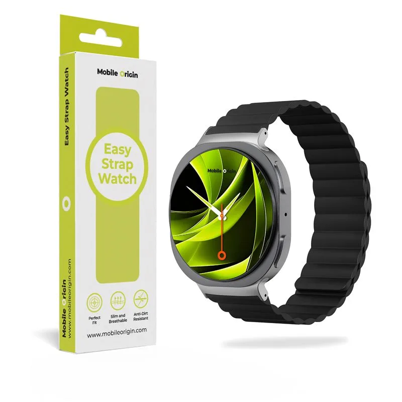 Λουράκι Samsung Galaxy Watch 8 Mobile Origin Easy Strap Magnetic Black