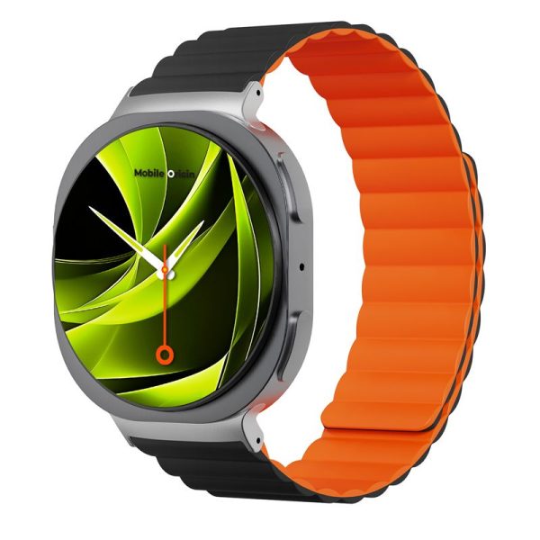 Mobile Origin Easy Strap Magnetic Galaxy Watch 8 Black/Orange