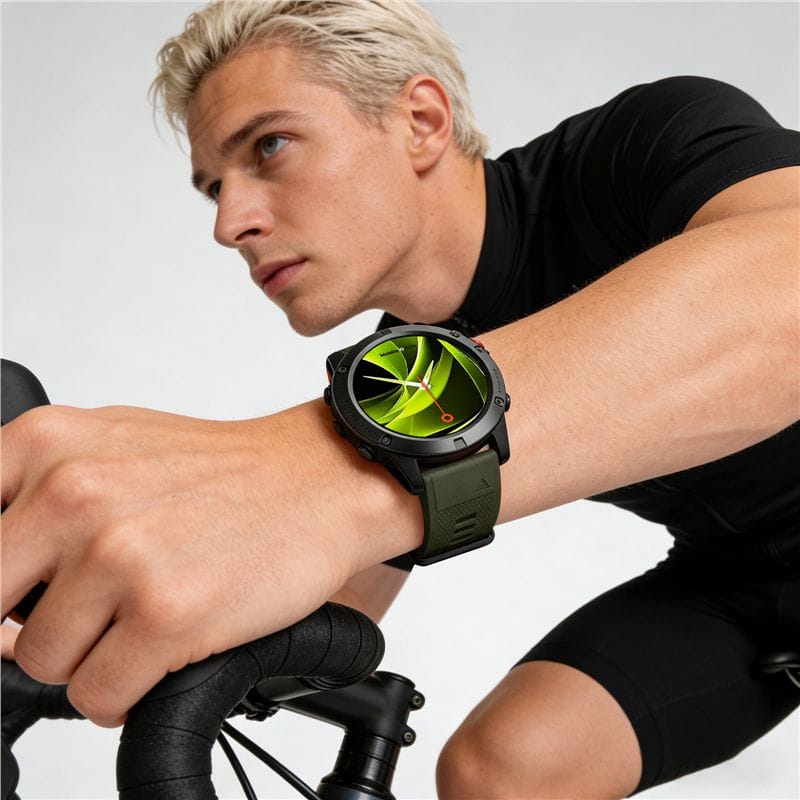Mobile Origin Easy Strap Qucik Fit for Garmin 20mm Dark Green