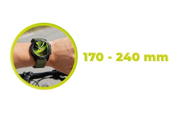 Mobile Origin Easy Strap Qucik Fit for Garmin 20mm Dark Green