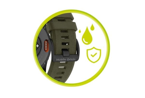 Mobile Origin Easy Strap Qucik Fit for Garmin 20mm Dark Green