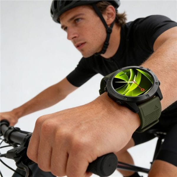 Mobile Origin Easy Strap Qucik Fit for Garmin 20mm Dark Green