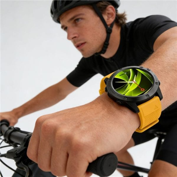 Mobile Origin Easy Strap Qucik Fit for Garmin 20mm Yellow
