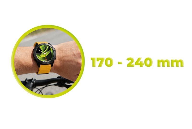 Mobile Origin Easy Strap Qucik Fit for Garmin 20mm Yellow