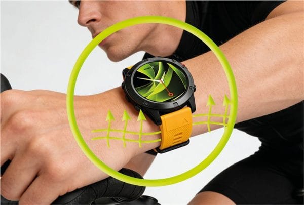 Mobile Origin Easy Strap Qucik Fit for Garmin 20mm Yellow