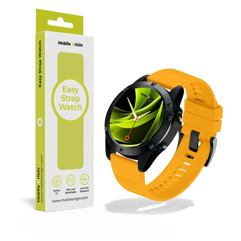 Λουράκι Garmin QuickFit 20mm Mobile Origin Easy Strap ES1 Silicone Yellow