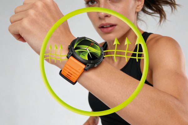 Mobile Origin Easy Strap Quick Fit for Garmin 22mm Orange