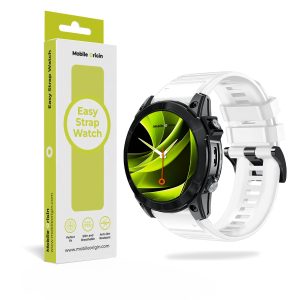 Mobile Origin Easy Strap Quick Fit for Garmin 26mm White