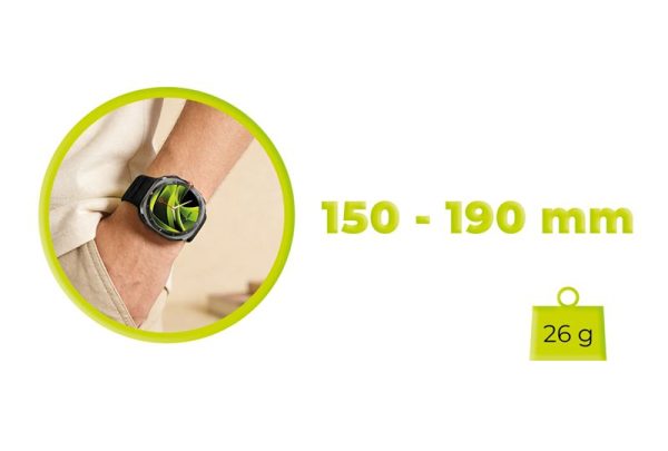 Mobile Origin Easy Strap Silicone Galaxy Watch Ultra 47mm Black