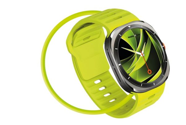 Mobile Origin Easy Strap Silicone Galaxy Watch Ultra 47mm Fluorescence Yellow