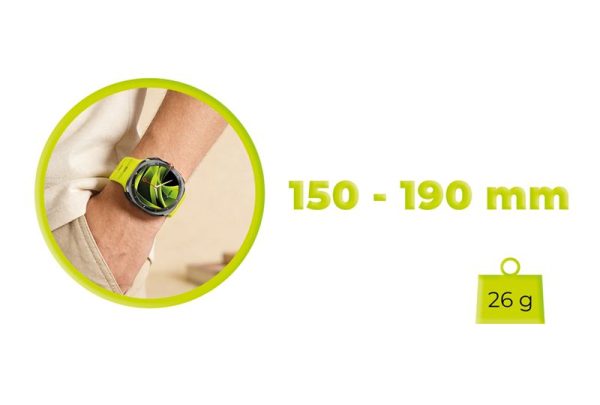 Mobile Origin Easy Strap Silicone Galaxy Watch Ultra 47mm Fluorescence Yellow