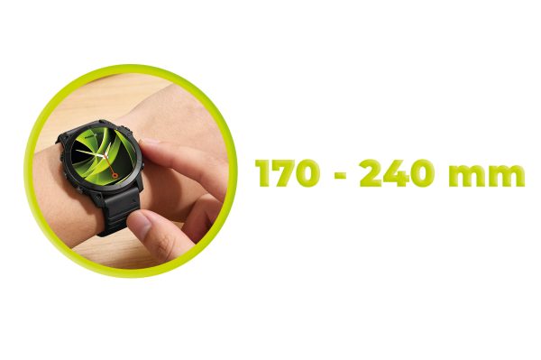 Mobile Origin Easy Strap Silicone Watch 20mm Black