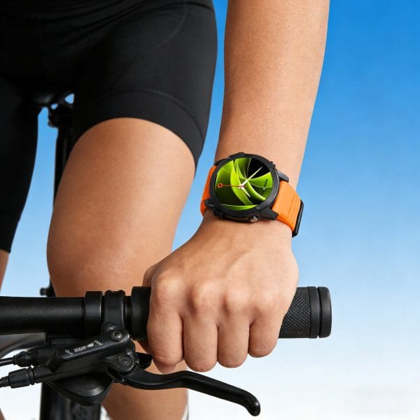 Mobile Origin Easy Strap Silicone Watch 20mm Orange