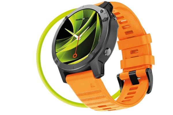 Mobile Origin Easy Strap Silicone Watch 20mm Orange
