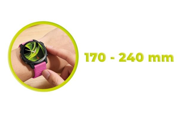 Mobile Origin Easy Strap Silicone Watch 20mm Pink