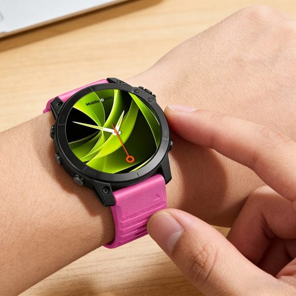 Mobile Origin Easy Strap Silicone Watch 20mm Pink
