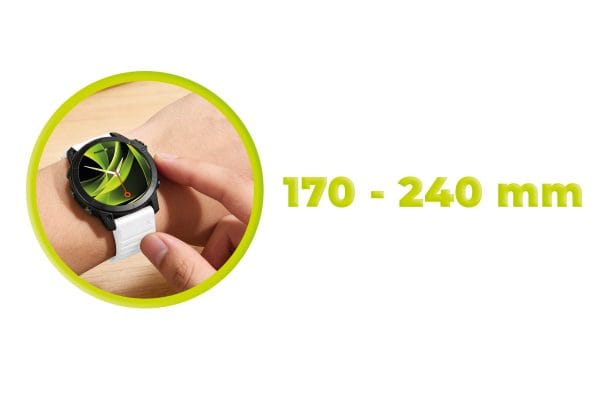 Mobile Origin Easy Strap Silicone Watch 20mm White
