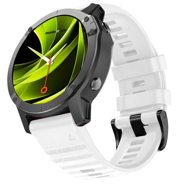 Mobile Origin Easy Strap Silicone Watch 20mm White