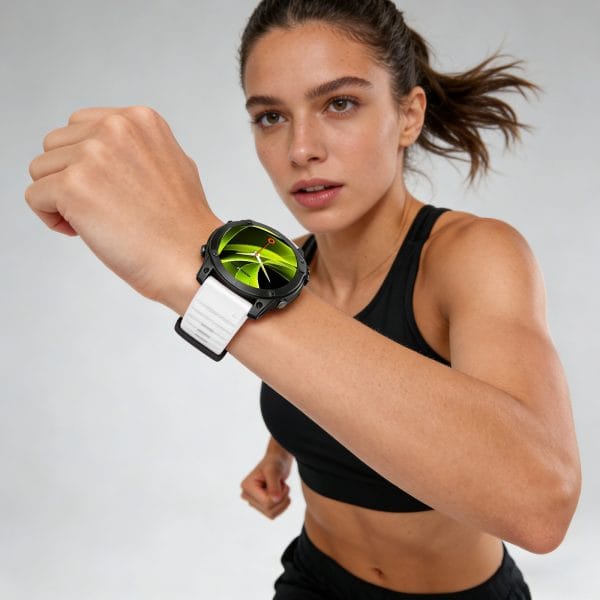 Mobile Origin Easy Strap Silicone Watch 20mm White