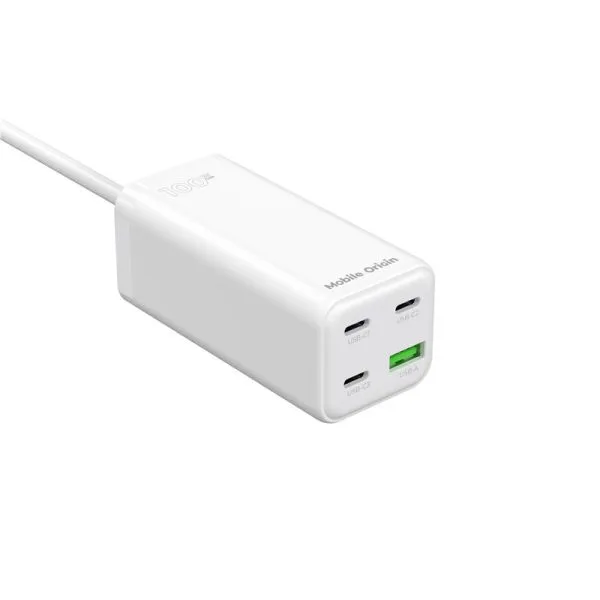 Mobile Origin GaN 100W Compact MultiHub Charger PW18 with 3x USB-C + USB-A