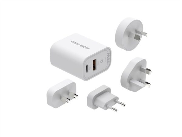 Mobile Origin GaN 30W Travel Charger MO14 EUUSAUKAUS