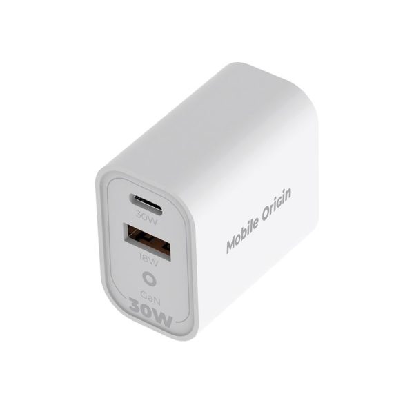 Mobile Origin GaN 30W Travel Charger MO14 EUUSAUKAUS