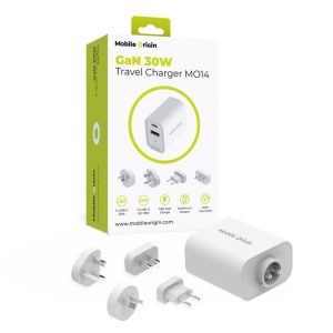 Mobile Origin GaN 30W Travel Charger MO14 EUUSAUKAUS