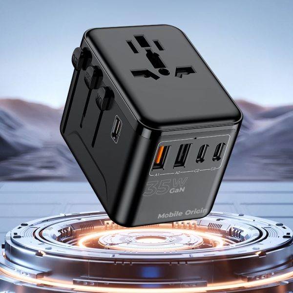 Mobile Origin GaN 35W Travel Adapter PW4 EU/UK/US/AUS 3x USB-C + 2x USB-A 