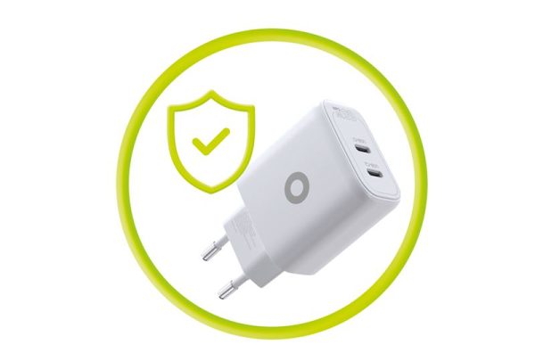 Mobile Origin GaN 65W Charger TÜV MO19 - Dual USB-C