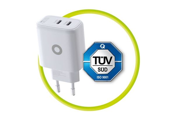 Mobile Origin GaN 65W Charger TÜV MO19 - Dual USB-C