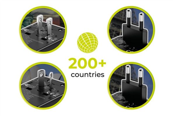 Mobile Origin GaN 67W Travel Adapter PW5 EU/UK/US/AUS 3x USB-C + USB-A