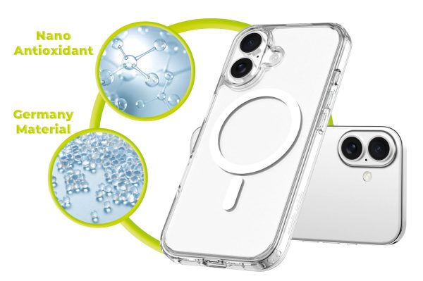 Mobile Origin Hybrid MagSafe Case clear - iPhone 16