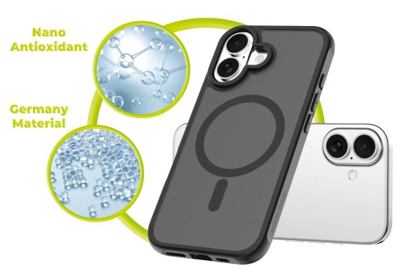 Mobile Origin Hybrid MagSafe Case matte black - iPhone 16