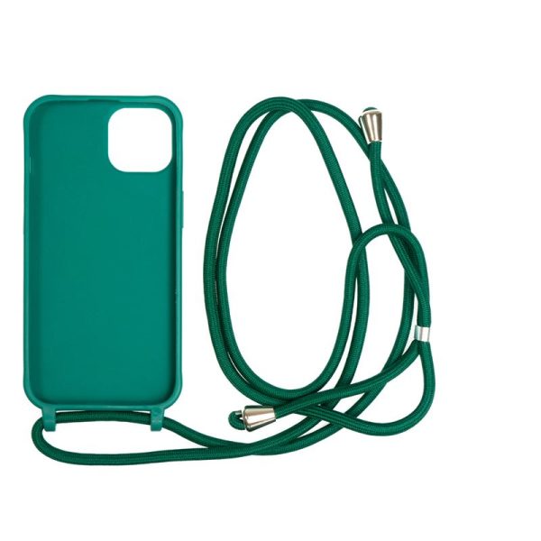 Mobile Origin Lanyard Case dark green - iPhone 14